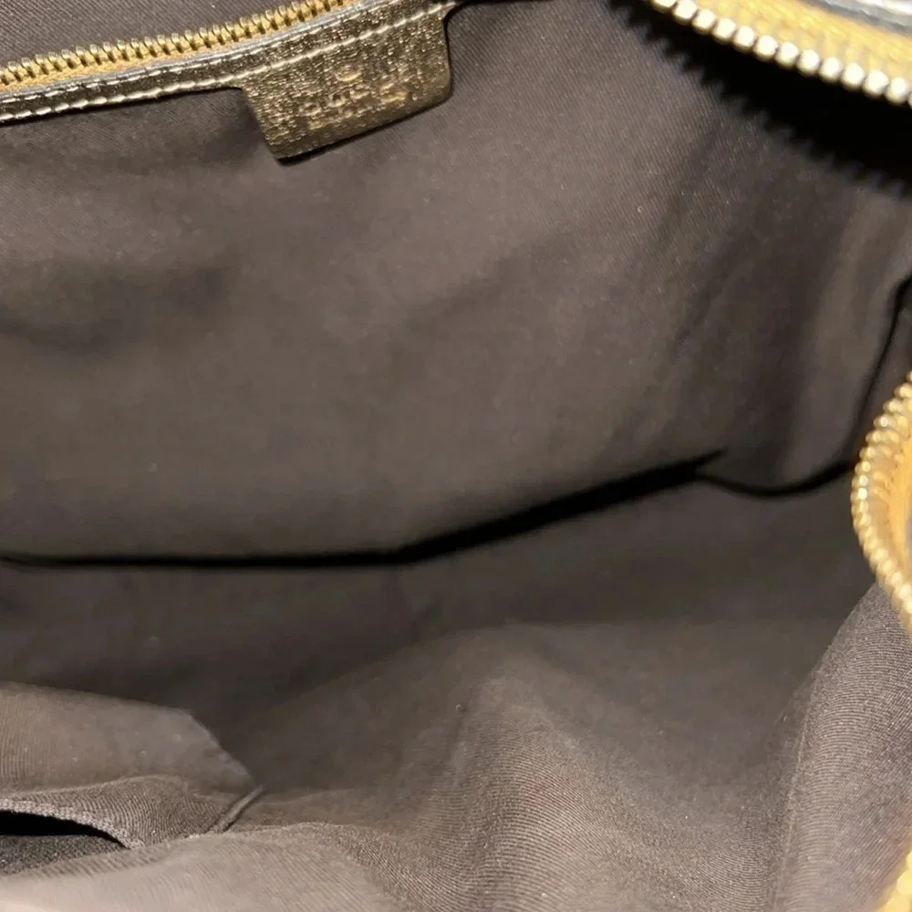 GUCCI Babouska Monogram Hobo shoulder bag with  matching wallet - Picture 14 of 17